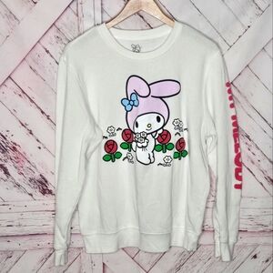 Hello Kitty My Melody Picking Daisies Pullover Sweatshirt